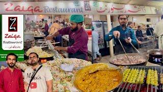 Best ever Barbecue and Mutton Peshawari Karahi with Star Pizza of Zaiqa Restaurant Sadiqabad