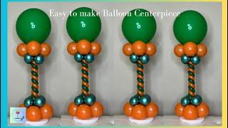 Easy to make Balloon centerpiece (Cómo hacer un centro de mesa con globos)