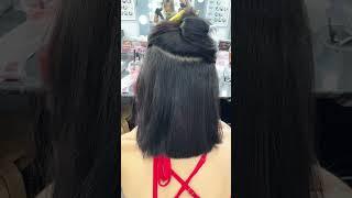 Tóc bông xù trở nên thẳng bóng mượt nhờ sản phẩm này #trending  #tinalemakeup #hair #tips