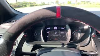 Renault Megane IV RS Trophy 1.8 EDC 300HP acceleration test 0-100 Launch Control