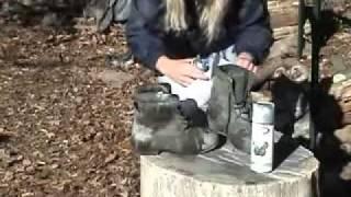 Painting camo on my boots and Machete-Part 1 of 4
