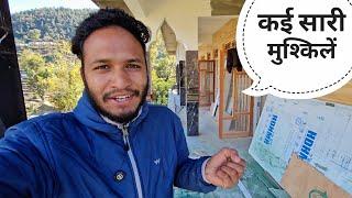 बिना प्री प्लानिंग घर बनाने से मुश्किलें || Pahadi Lifestyle Vlog || Pahadi Biker || Alok Rana