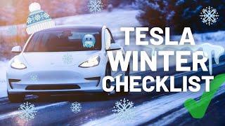 Tesla Winter Checklist: How to Prepare Your EV For The Cold Weather