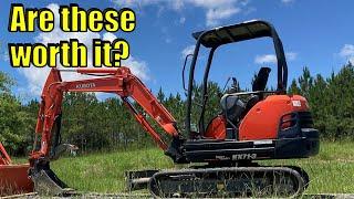 Mini Excavator - Buy, Rent or Hire? - 1 Year review of  Kubota KX71-3