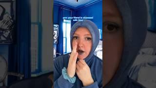 pov: your friend is obsessed with blue #asmr