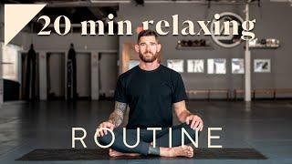 20 Minute Relaxing Yoga with Breathing Exercises | Breathe and Flow Yoga