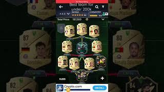 Best Fifa 22 Team For 200k #fifa22 #gamingvideos #fifa #ultimateteam #futbin #sbc #gaming #staysafe