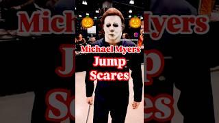 Michael Myers Scaring Kids in Spirit Halloween