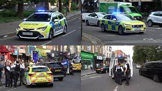 Metropolitan Police Arriving to an ongoing incident in shepherds bush