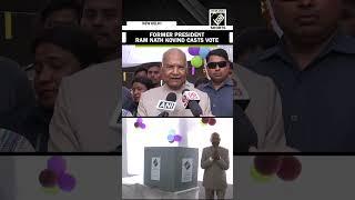 Lok Sabha Elections 2024: Former President Ram Nath Kovind casts vote in Delhi