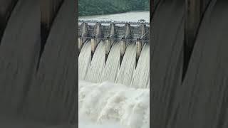 Srisailam Dam is also built across the Krishna river #shorts #hyderabad #trend