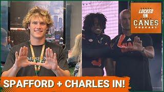 RECRUITING WINS: Miami Lands 4-Star EDGE Asharri Charles & FLIPS 4-Star WR Vance Spafford from UGA!