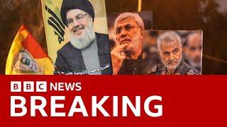 Israel striking more Hezbollah targets in Lebanon after killing leader | BBC News