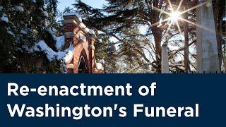 Re-enactment of George Washington's Funeral