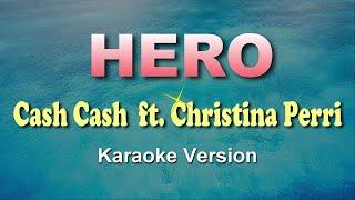 HERO - Cash Cash Ft. Christina Perri (KARAOKE VERSION)  || PopUp Karaoke Instrumentals