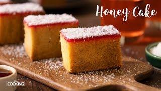 Eggless Honey Cake | Bakery Style Honey Cake