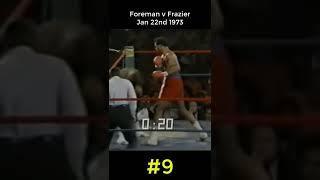 Some of George Foreman's KOs | #9 Foreman v Frazier I | Fight Shorts