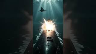 Submarine vs fighter jet  | Submarine missile launch #@FBDartist #fighterjet #submarine