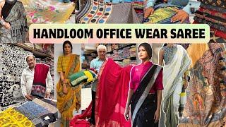 Secret Shop in दादर मार्केट | Handloom Office Wear Saree |Mumbai's Best Saree Market |HANDLOOM SAREE