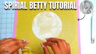 HOW TO MAKE A SPIRAL BETTY!!!| EASY CRICUT PROJECTS FOR BEGINNERS