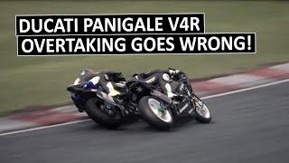 Fatal Crash! Overtaking Goes Wrong! Honda CBR 1000RR vs Ducati Panigale V4R