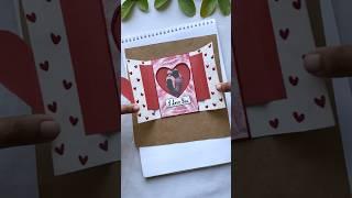 Valentine’s Day gift idea ️ #shorts #diy #handmade #easy #cards #best #couple #bf #craft #trending