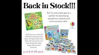 Usborne Matching Games are BACK IN STOCK!!!