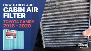 How to Replace Cabin Air Filter in a Toyota Camry (2018-2020) C7087