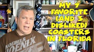 My 7 Favorite and 3 Surprising Disliked Florida Roller Coasters | Sir Willow's Park Tales