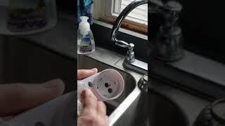 Brita Faucet Filter Install Clean Replace Simple Easy 1 minute DIY