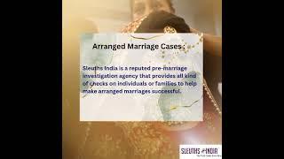 Pre Matrimonial Investigations by Sleuths India Detectives - A Private Detective Agency
