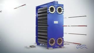 Assembly of Alfa Laval Gasketed plate heat exchanger