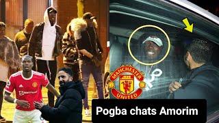 Pogba talks with Amorim !! Manchester United transfer IMMINENT as return to Carrington next ...