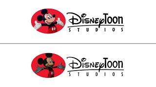 DisneyToon Studios logo comparison (original and remake)