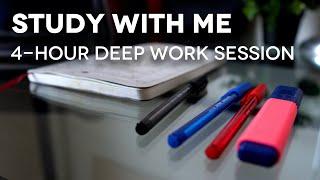 Study With Me I 3 Hours Deep Work Study Session I Pomodoro 50-10 I Binaural Beats Background Music