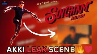 " Akshay Kumar's LEAKED Image from 'Singham Again' | Exclusive First Look!" || AKN