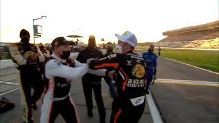 Noah Gragson and Daniel Hemric Fight Close Up Angle 2021 Atlanta Xfinity Series