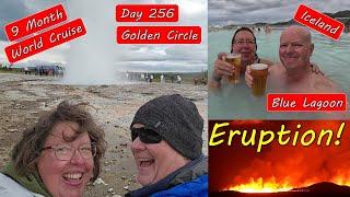 Volcano Erupts While Touring Iceland Gold Circle, Blue Lagoon, Reykjavik!