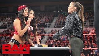 Ronda Rousey & Nikki Bella come face-to-face for Women's Title Contract Signing: Raw, Oct. 22, 2018