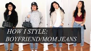 HOW I STYLE: Boyfriend/Mom Jeans (casual & dressy for fall) | rachspeed