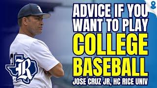 Want To Succeed In College Baseball? Watch This Expert Advice Now