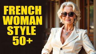 How To Dress Like A Chic Parisian Woman Over 50+ 