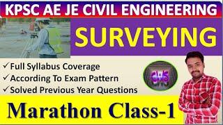 || SURVEYING MARATHON CLASS-1|| FOR KPSC AE JE , PWD AE JE, OTHER STATE EXAM ||