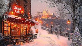 ️ Cozy Winter Café Vibes in Paris  Gentle Jazz Melodies for Focus, and Blissful Winter Evenings