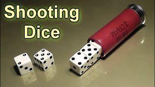 Shooting DICE out of a Shotgun (5000fps slo-mo)