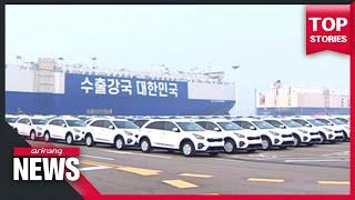 S. Korea's car exports hit all-time high of US$ 54.1 billion in 2022 largely driven by ...