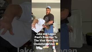 Jake and Logan Paul's Reaction To The Viral Nate Diaz Chokehold Video  #youtubeboxing #jakepaul