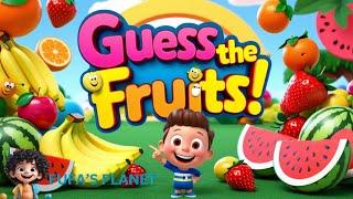 Fruits Names for Kids and Toddlers | @FufasPlanet | Learning video for Kids | Fruits in English