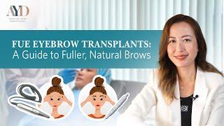 FUE Eyebrow Transplants: A Guide to Fuller, Natural Brows