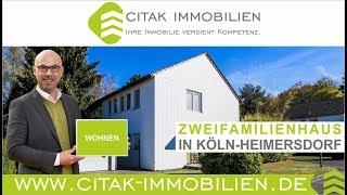 Immobilien Köln - Zweifamilienhaus in Köln Heimersdorf -  Citak Immobilien im Kölner Norden